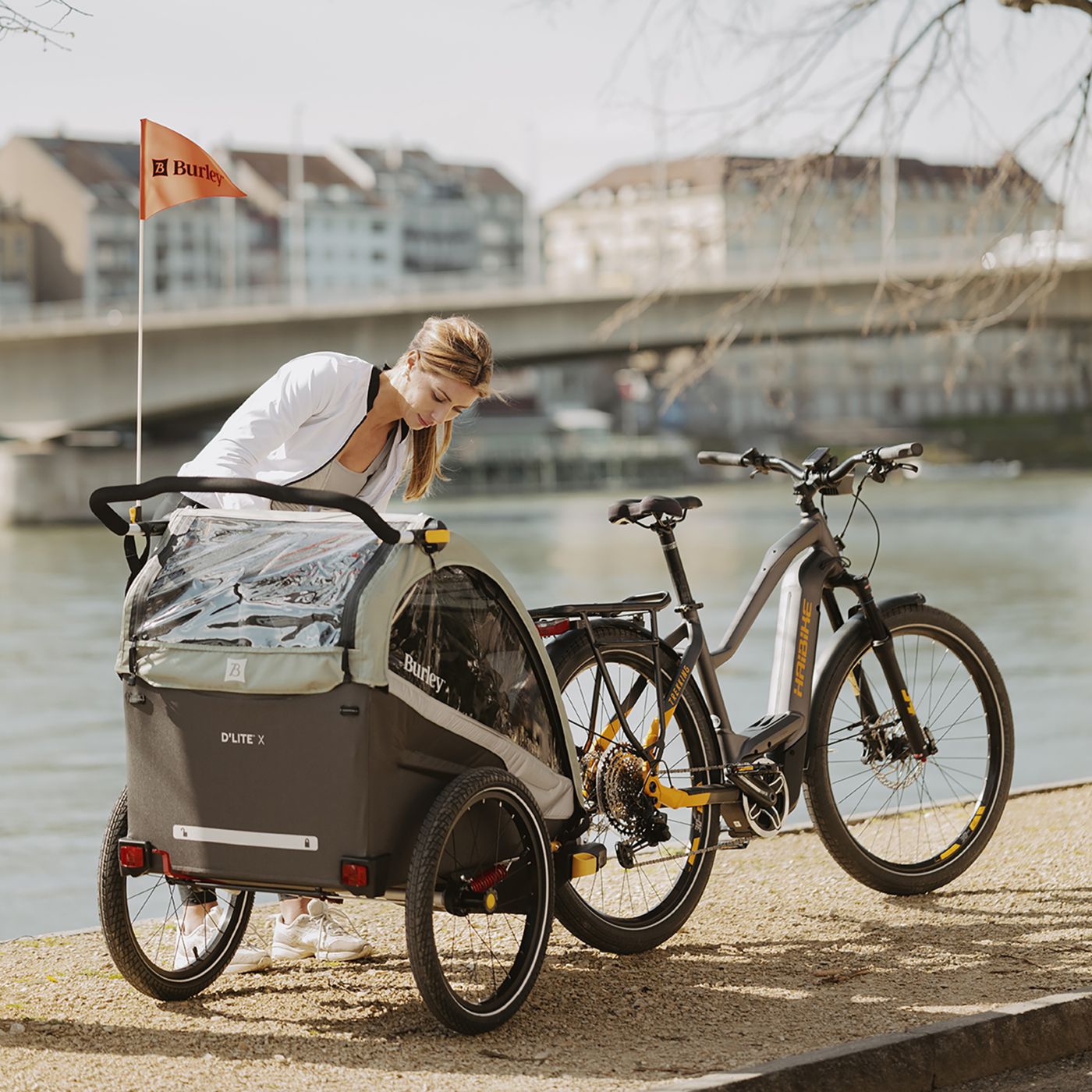 Burley design bee bike trailer deals